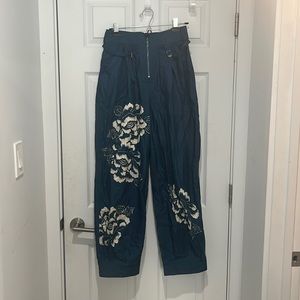 Free people floral hiking pants